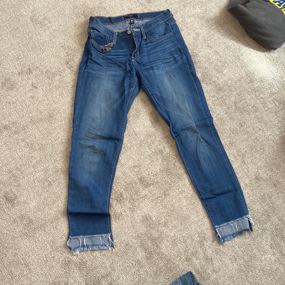 27 denim blue flying monkey skinny jeans